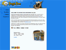 Tablet Screenshot of doggiedoos.ca